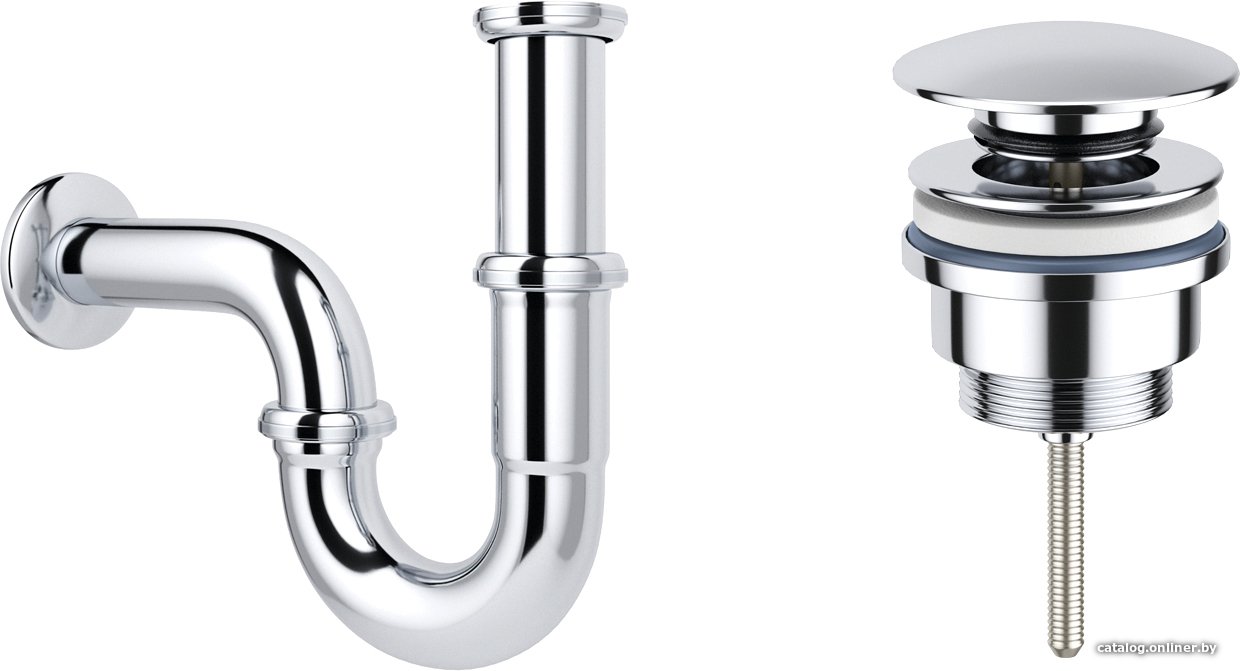 Сифон Wellsee Drainage System 182102003 (сифон, донный клапан, хром)