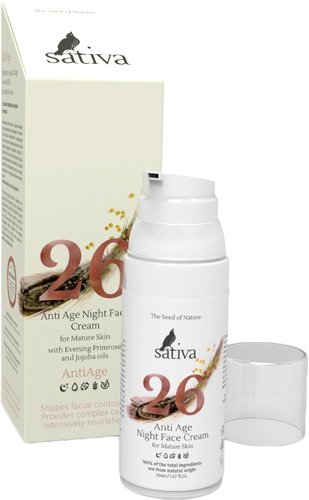 Sativa Крем для лица Anti Age №26