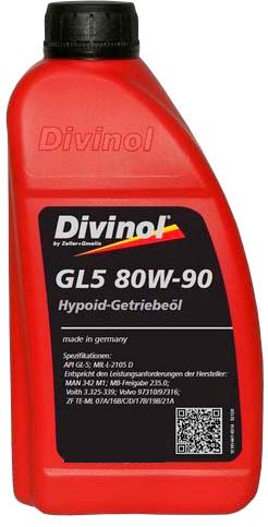 Трансмиссионное масло Divinol GL 5 80W-90 1л