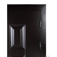 Металлическая дверь Промет Винтер 205x88 (дуб шале/антик медь, левый)