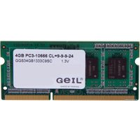 Оперативная память GeIL 4GB DDR3 SO-DIMM PC3-10600 GGS34GB1333C9SC