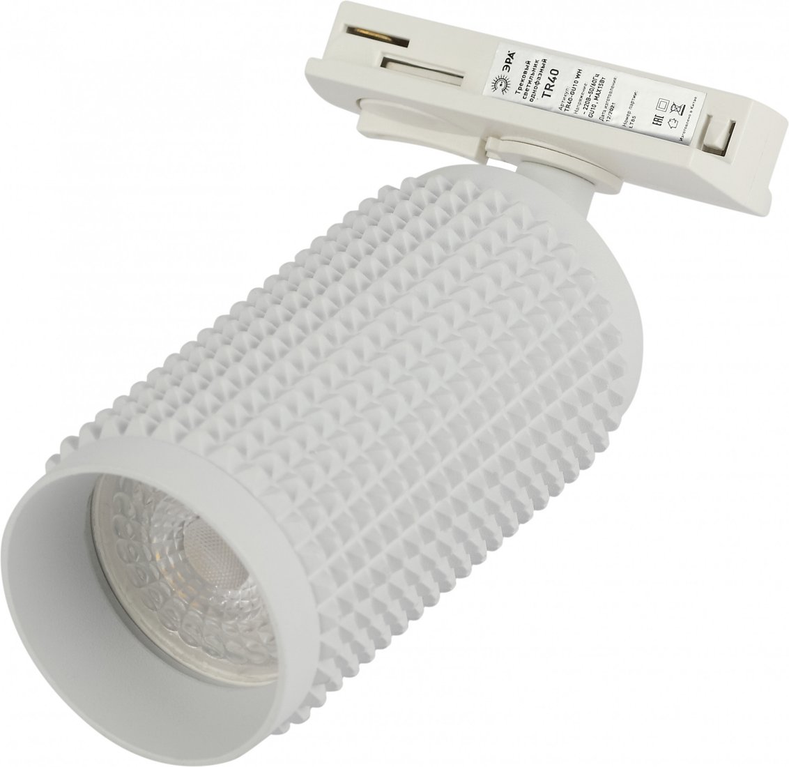 

Трековый светильник ЭРА TR40-GU10 WH Б0054198