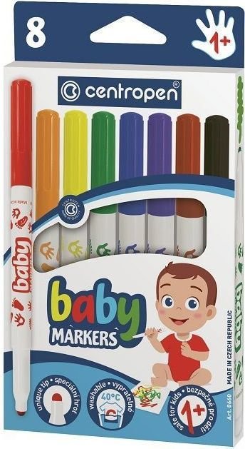 

Фломастеры Centropen Baby Markers 1+ 586600080 (8цв)