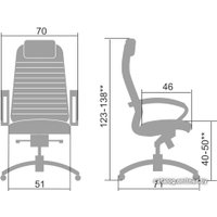 Офисное кресло Metta Samurai KL-1.04 (черный)