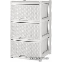 Комод Keeplex Rattan KL377212048 (белое облако) в Лиде