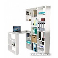 Офисный стол MFMaster Рикс-15 МСТ-ССР-15-БТ-16 (белый)