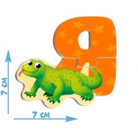 Развивающая игра Puzzle Time Собираем алфавит 5163448 (62 эл)