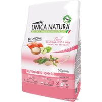 Сухой корм для кошек Unica Natura Unico Indoor с лососем, рисом и яблоком 1.5 кг