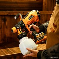 Краскораспылитель Deko DKSG20K3 (с 1-им АКБ, желтый/черный)