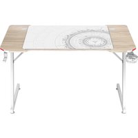 Геймерский стол Zone51 Trine 120 RGB Wood/White