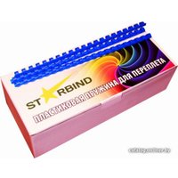 Пластиковая пружина для переплета Starbind A4 10 мм 100 шт (синий)