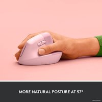 Вертикальная мышь Logitech Lift (розовый) в Могилеве