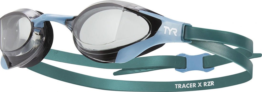 

Очки для плавания TYR Tracer-X RZR Racing LGTRXRZ/049 (бирюзовый/серый)