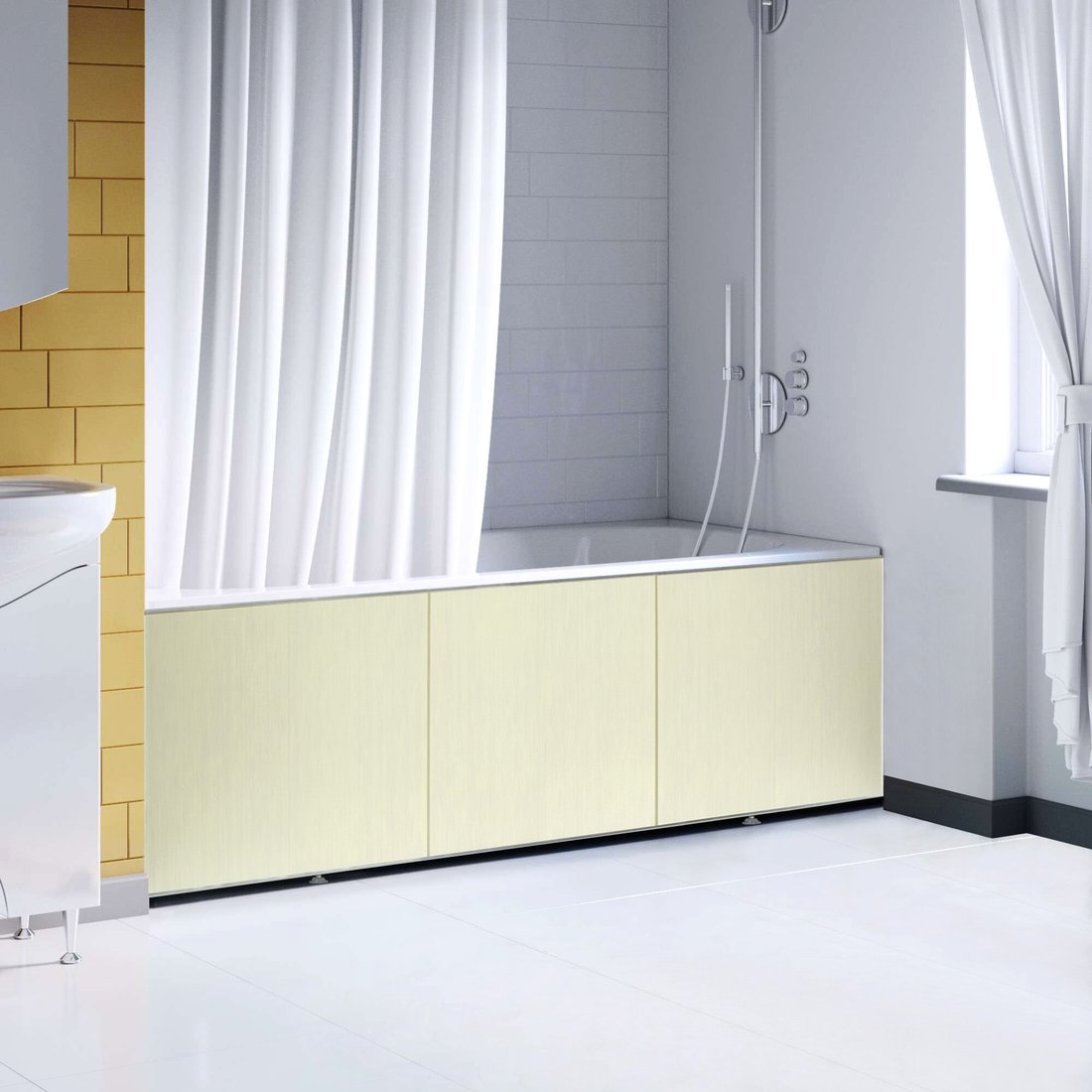 

Фронтальный экран под ванну Comfort Alumin Джинс бежевый 1.2