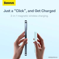 Внешний аккумулятор Baseus Magnetic Wireless PPCX020001 6000mAh (черный)