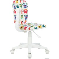 Компьютерное кресло Бюрократ CH-W204NX (белый монстры/белый)