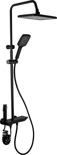 Душевая система  Ekko E2601-7 (черный матовый)