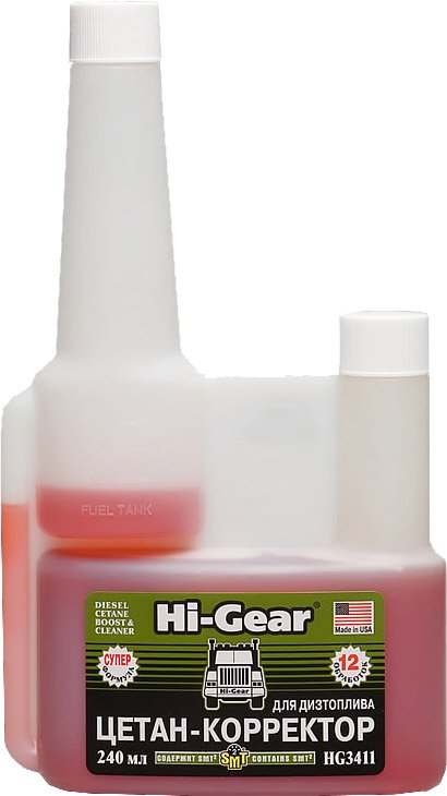 

Присадка в топливо Hi-Gear Diesel Cetane Boost & Cleaner with SMT2 240 мл (HG3411)