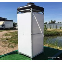 Душевая кабина для дачи с баком Импласт Летний душ с подогревом 55 л.