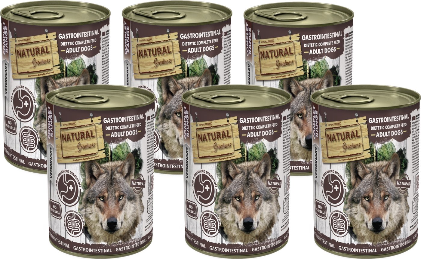 

Консервированный корм для собак Natural Greatness Gastrointestinal 400 г