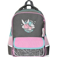 Школьный рюкзак Феникс+ Кролокед 59261 (серый/розовый)
