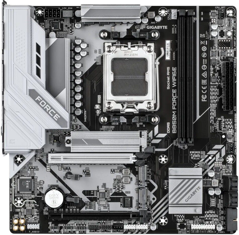 

Материнская плата Gigabyte B850M Force WiFi6E (rev. 1.1)