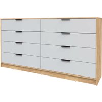 Комод Интерлиния Концепт КТ-К197 (серый/дуб золотой)