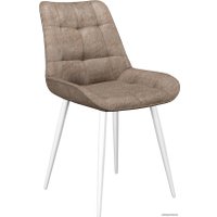 Стул DikLine 206М (prado6 капучино/ножки белые)