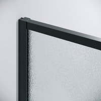 Душевой уголок Grossman Galaxy 100x90x195 120.K33.01.1090.21.02 (черный матовый/стекло шиншилла)