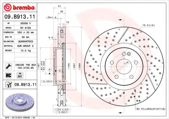 

Brembo 09B91311