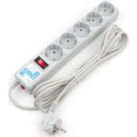 Сетевой фильтр Power Cube 5 розеток, серый, 1.9 м (SPG-B-6)