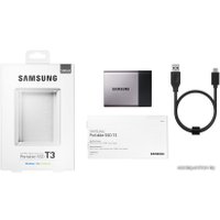 Внешний накопитель Samsung Portable SSD T3 500GB [MU-PT500B]