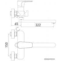 Смеситель Gross Aqua 7121297MB-35F