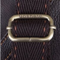 Мужская сумка Poshete 196-1260-6-DBW (коричневый)