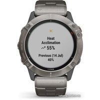 Умные часы Garmin Fenix 6X Pro Solar (титановый)