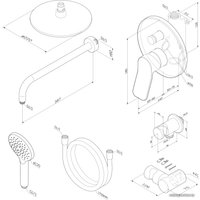 Душевая система  AM.PM X-Joy FB85A1RH20