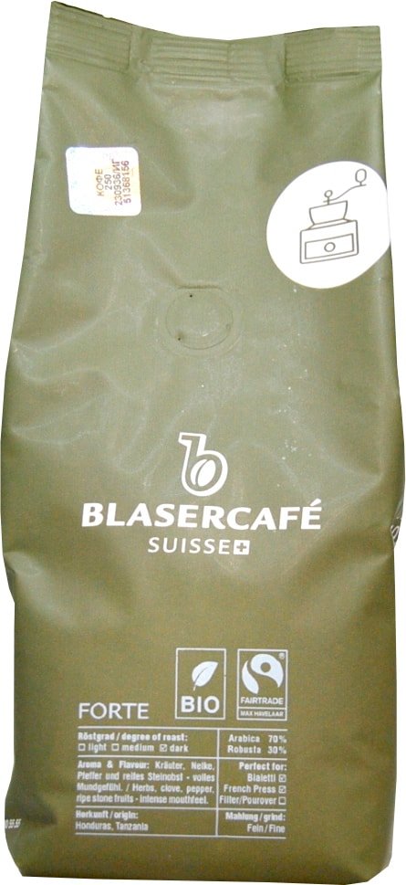 

Кофе Blasercafe Forte Organic молотый 250 г
