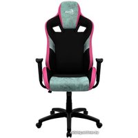 Игровое (геймерское) кресло AeroCool Count Teal Green (черный/зеленый)