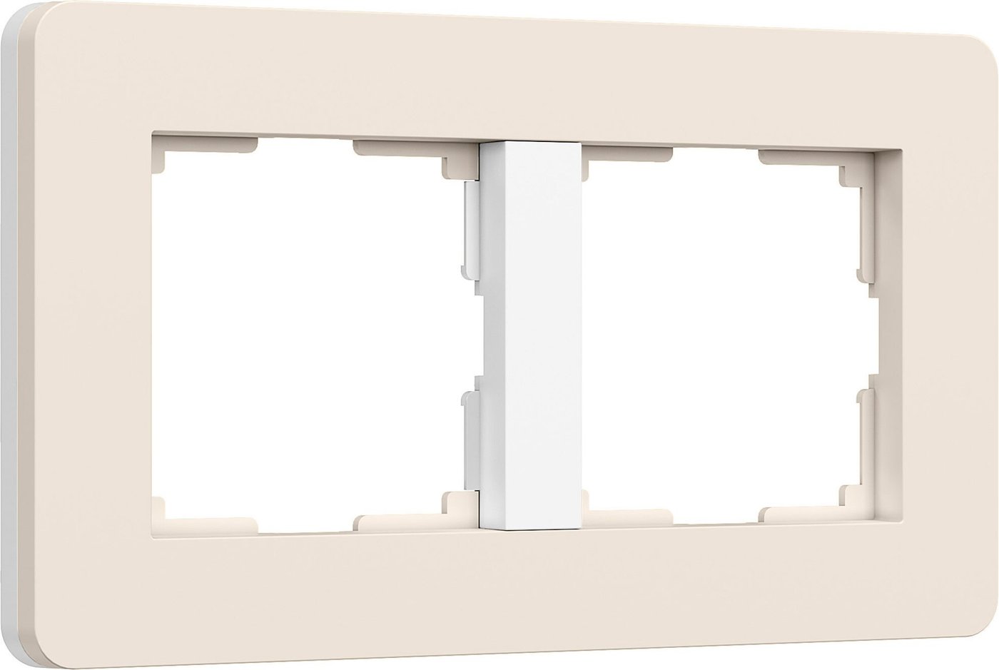 

Рамка Werkel Split W0023066 (айвори/белый, Soft-Touch)