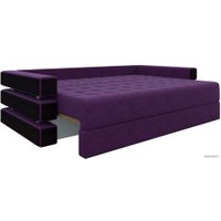 Диван Лига диванов Венеция 27969 (микровельвет, фиолетовый)