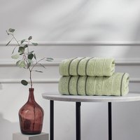 Полотенце Экотекс Люкс 70x140 Л-01-Б (оливковый)