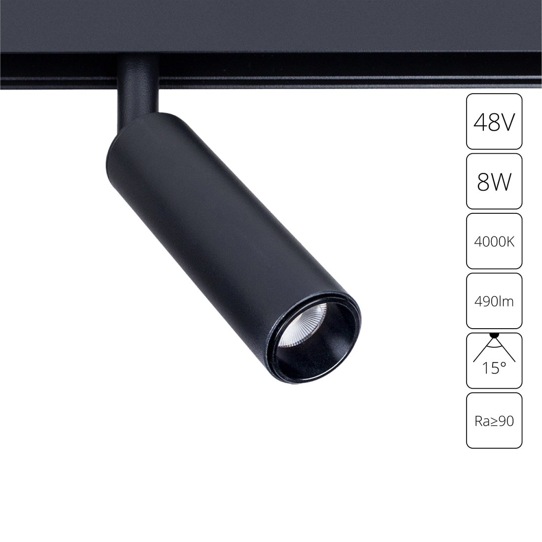 

Трековый светильник Arte Lamp Linea A4660PL-1BK