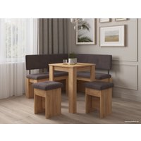 Кухонный стол Genesis Мебель 60x60x76 (дуб золотой)