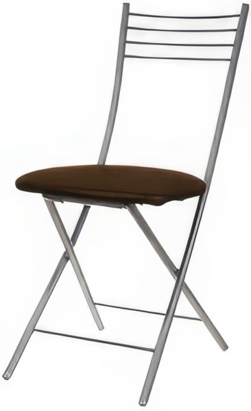 

Стул Shado Хлоя складной (коричневый/хром)