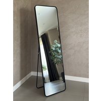 Зеркало eMZe Закругленные углы 45х150 DK0919.CHE (черный)