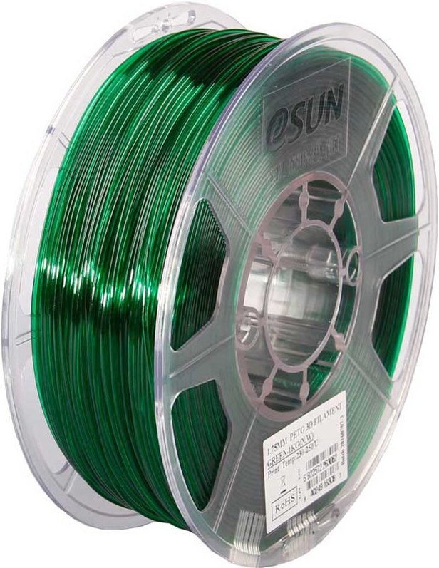 

Пластик eSUN PET-G 1.75 мм 1000 г (зеленый)