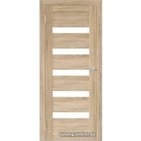 Межкомнатная дверь Юни Бона 03 70x200 (дуб сонома/стекло белое)