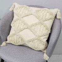 Чехол на подушку Matex Tufted ALEX-014 (молочный/ванильно-бежевый)