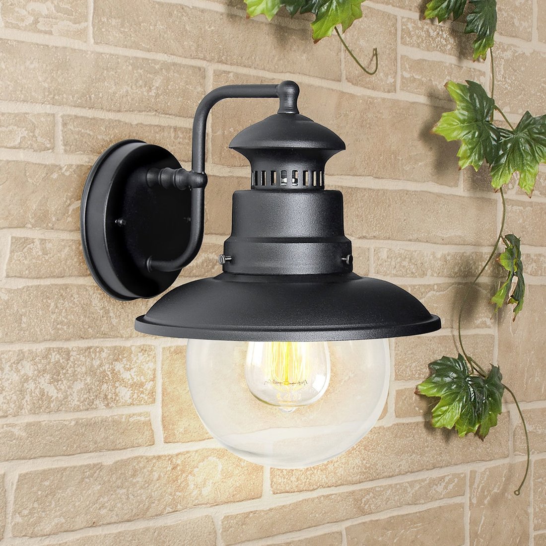 

Уличный настенный светильник Elektrostandard Talli D GL 3002D (черный)