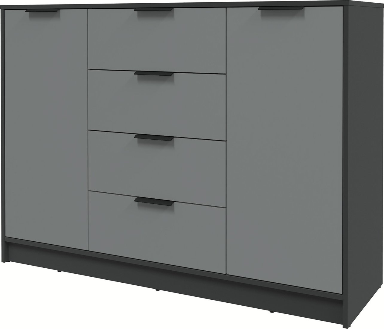 

Тумба Интерлиния Концепт КТ-Т140 Глосс (антрацит/серый)